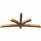 Ekena Millwork Davenport Timber Gable Bracket, Western Red Cedar, 72"W x 33"H x 3 1/2"D x 3 1/2"F, 11/12 Pitch GBW072X33X0404DAV00SWR - alternate 3
